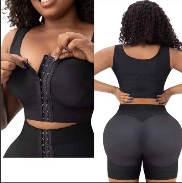 High Waisted Shorts Tummy Control Shapewear Panty Short Butt Lifter Bbl Colombian Faja Short Post Surgery Stage 2