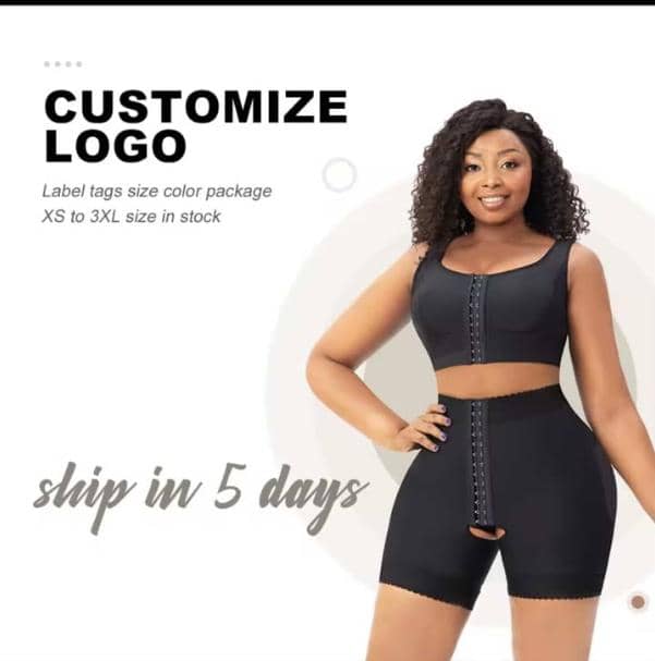 High Waisted Shorts Tummy Control Shapewear Panty Short Butt Lifter Bbl Colombian Faja Short Post Surgery Stage 2